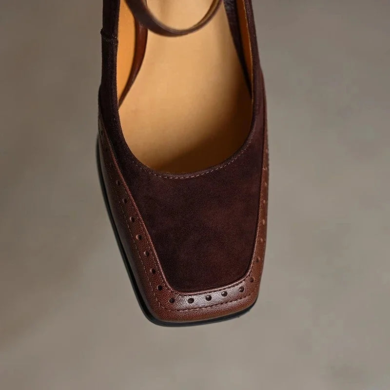Marguerite | Vintage Buckle Heels