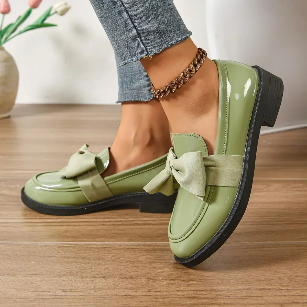 Marielle | Bow-Detail Loafers